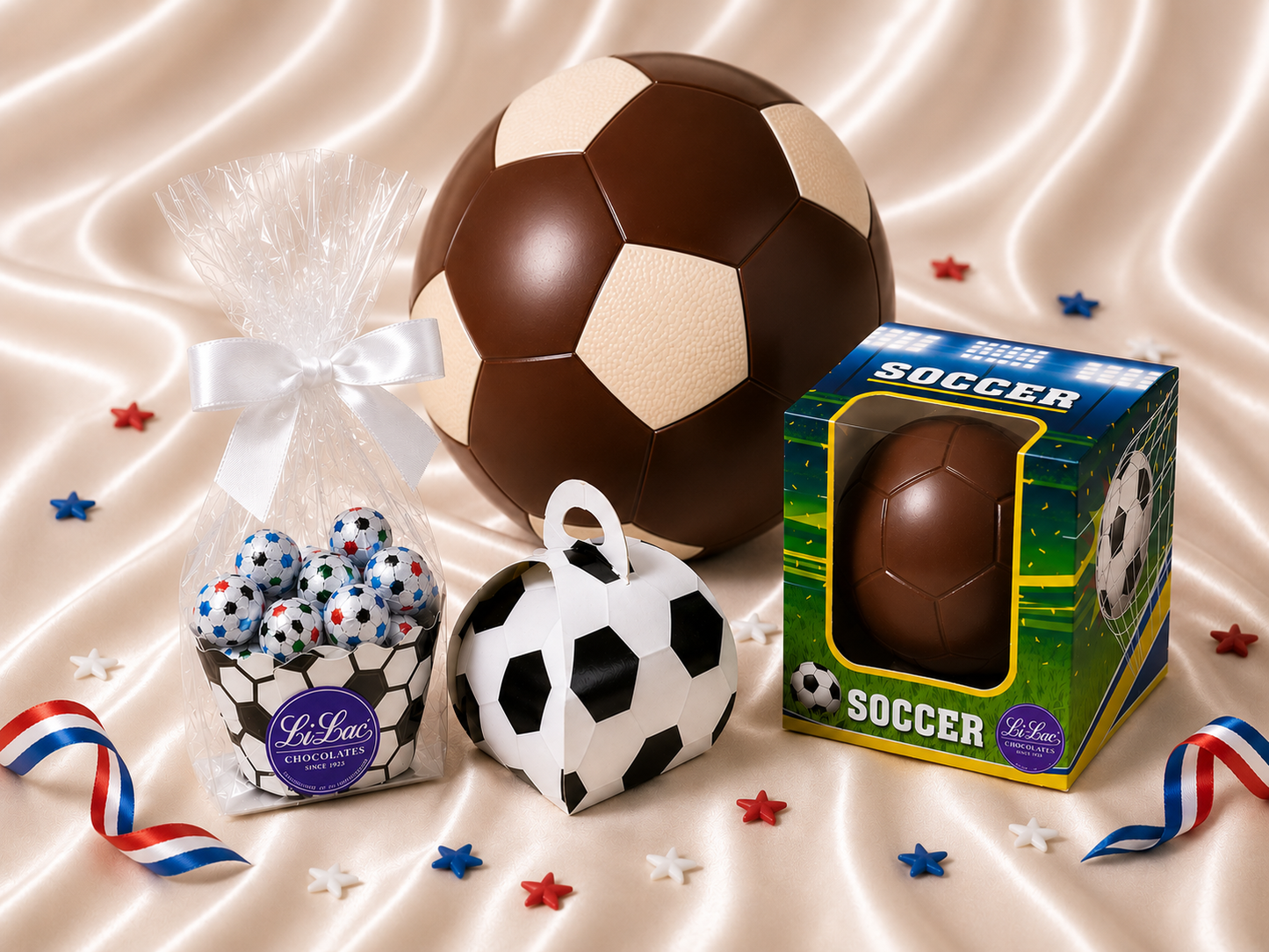 Foiled Mini Soccer Basket (6 oz.)