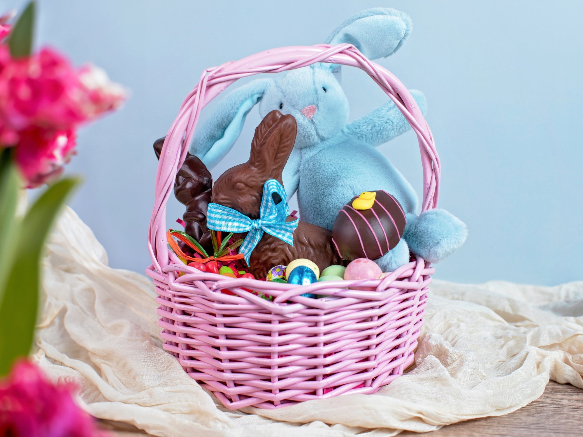 Classic Chocolate Easter Basket (7 items)