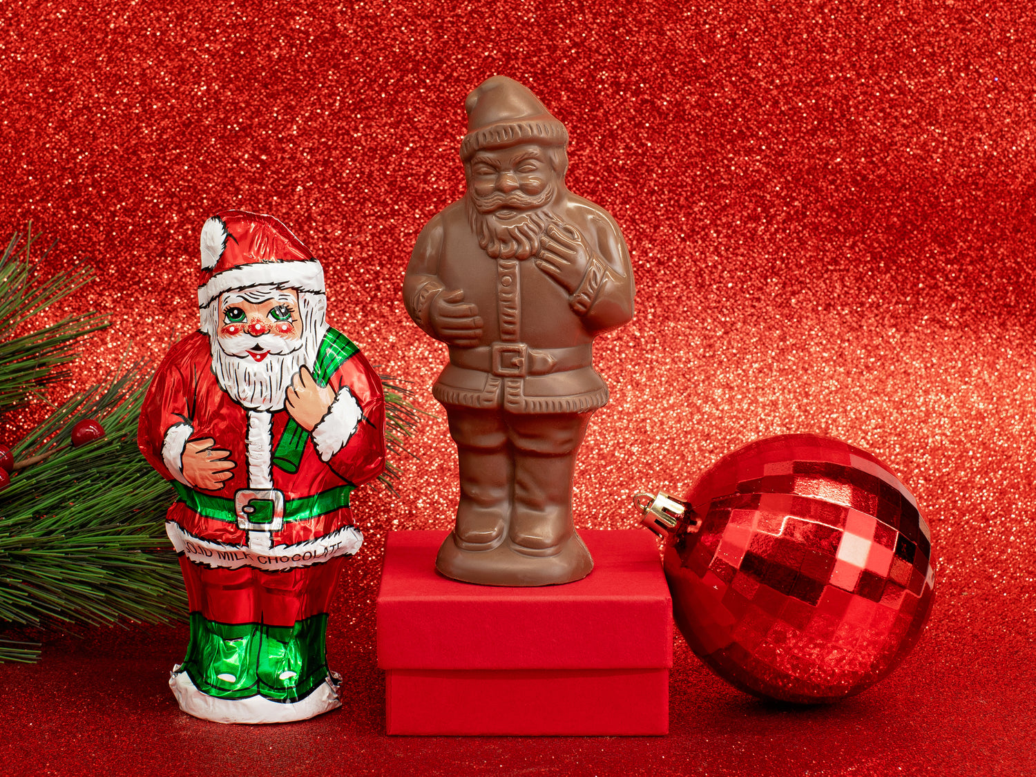 Foiled Milk Chocolate Santa (6 oz.)