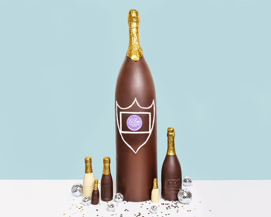 32" Chocolate Champagne Bottle (GIANT)