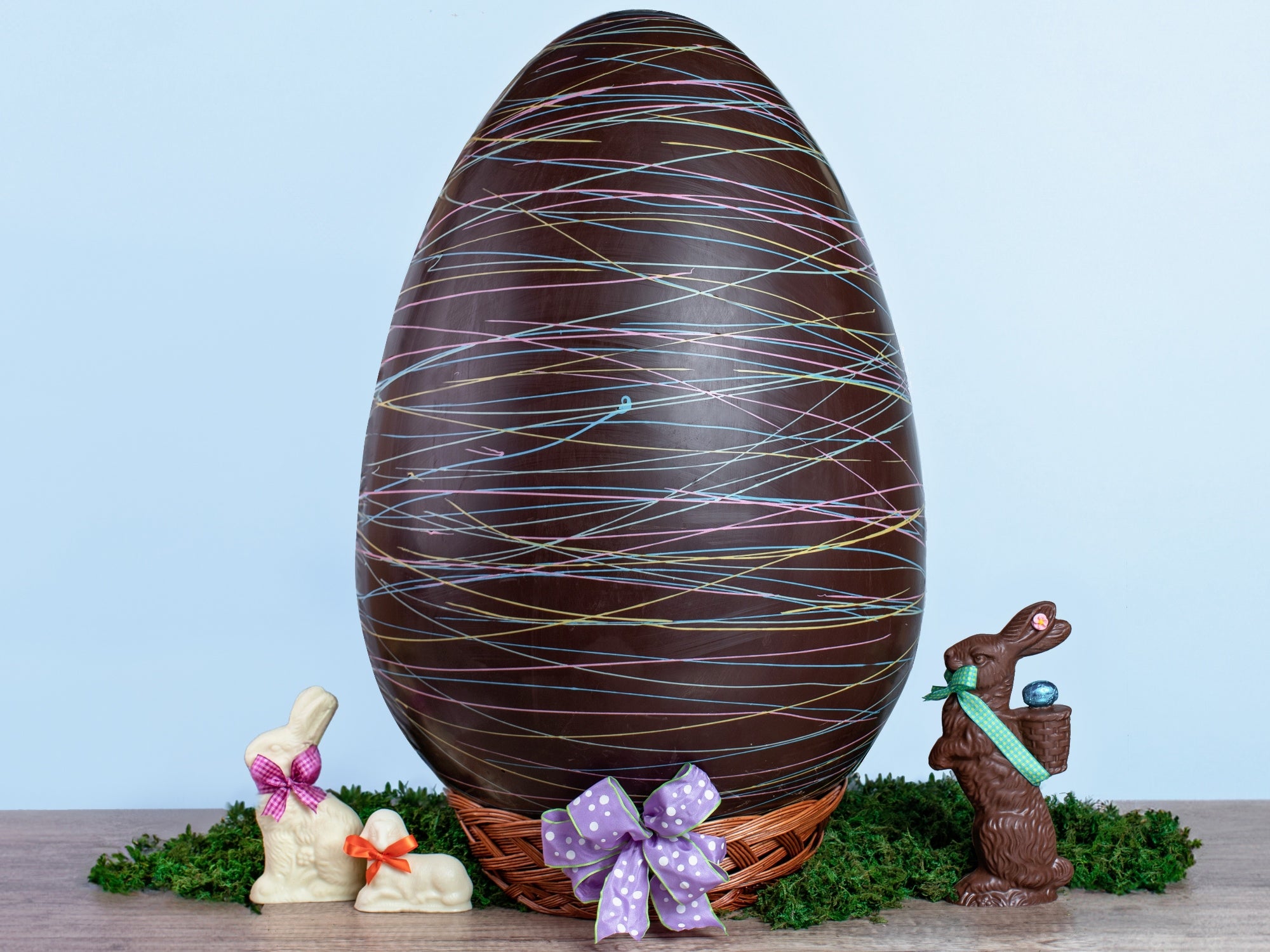 Giant Gourmet Chocolate Easter Egg