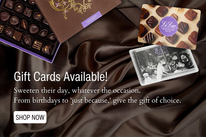 Chocolate Gift Card Certificate