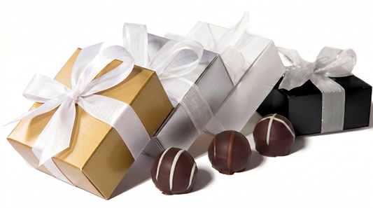 4 pc Wedding Truffle Favor Box (50 Boxes)