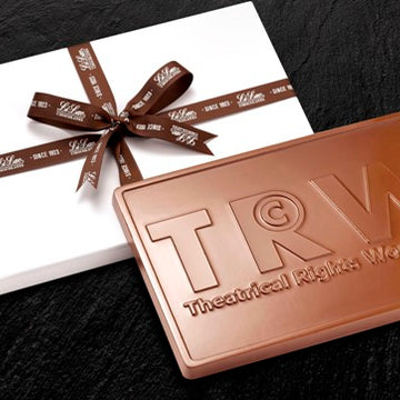 1 lb. Custom Logo Boxed Chocolate Bar (100 boxes)